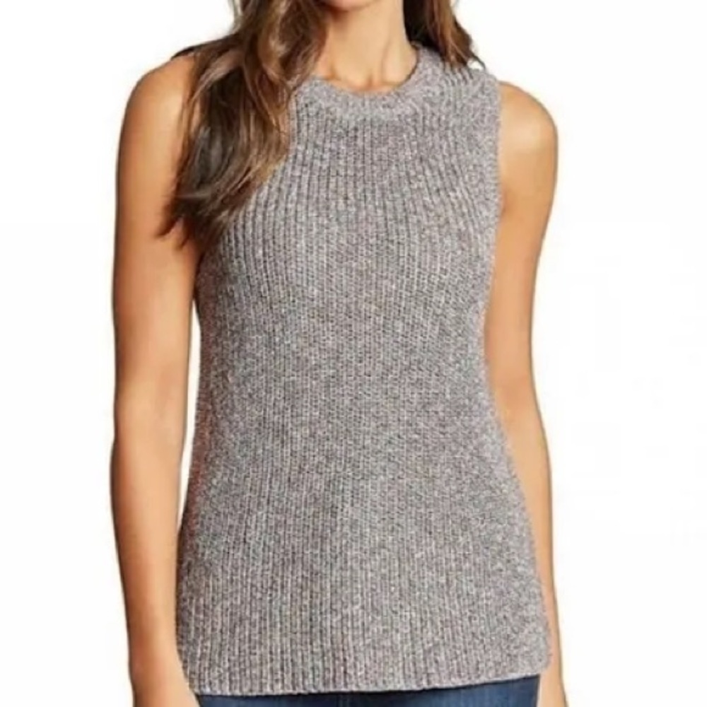 Ella Moss Marge Multicolored Sweater Vest Medium Flaws